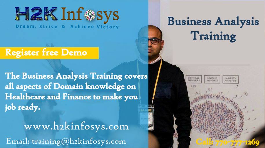 Business Analyst Online Training with Projects