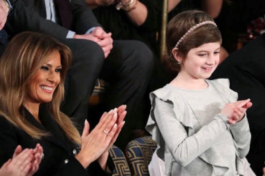 10-Year-Old Cancer Survivor Steals Spotlight at Trump&rsquo;s Union Address