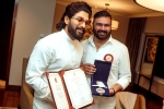 Allu Arjun latest, Allu Arjun updates, allu arjun celebrates receiving national award, National awards