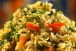 brown pulao recipe, brown pulao recipe, healthy brown rice pulao recipe, Dry peas chaat