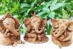 how to make bal ganesh with clay, prepare ganesh idol at home, how to make eco friendly ganesh idol from clay at home, Ganesh chaturthi