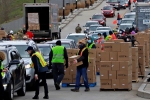 covid-19, pennsylvania, food bank drive through in la and pennsylvania overrun by hundreds of unemployed americans, Food bank covid-19, pennsylvania, food bank drive through in la and pennsylvania overrun by hundreds of unemployed americans, Food bank