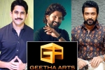 Geetha Arts new announcements, Geetha Arts new films, geetha arts to announce three pan indian films, Suriya