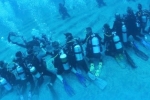 Top Stories, Nri Along With a Team Creates Guinness World Record, nri and team creates guinness world record, Scuba diving