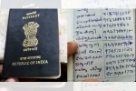 passport into phone directory, passport into phone directory, kerala woman turns husband s passport into phone directory and grocery list, Shopping list