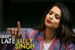 A Little Late With Lilly Singh on NBC, lilly singh makes television history, lilly singh makes television history with late night show debut, Michelle obama