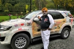 Amarjeet Singh, road trip from delhi to london, meet 60 yr old traveler who completed road trip from delhi to london covering 33 countries in 150 days, Estonia