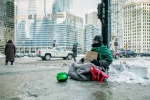 midwest cities in US, midwest cities in united states, midwest cities in bid to keep homeless from chancy cold, Young couple