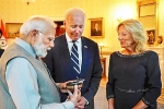 Narendra Modi given gifts, Narendra Modi to Joe Biden family, modi s 20 000 diamond becomes most expensive gift to biden family, Diamond