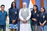 Sakshi Malik, Sakshi Malik, modi hosts national sports awardees invites ideas to improve sports, Dipa karmakar