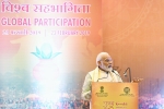 shushma swaraj, narendra modi, pm modi addresses kumbh global participation event, Kumbh mela