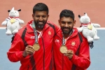 Jakarta Palembang 2018 Asian games, Asian Games 2018, asian games 2018 rohan bopanna divij sharan clinch men s doubles gold in tennis, Bopanna