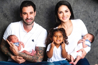 Sunny Leone adopts two baby boys