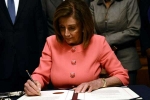 impeachment, impeachment, house delivers trump impeachment articles to senate, Nancy pelosi