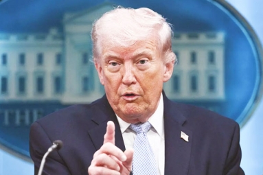 Trump warns of 50% tariffs on Countries supplying Weapons for Iran