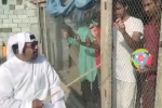 UAE man, afc asian cup 2018, watch uae man locks up indian football fans in cage before match, Indian football