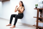 Wall Squats fitness, Wall Squats fitness, wall squats should be part of your workout routine, Toned