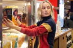 AMC theaters in New Jersey, captain marvel in AMC Theaters, captain marvel star brie larson surprises her fans in amc theaters by serving popcorn, Brie larson