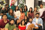 Allu Arjun, Mega heroes Christmas click, mega heroes bond over christmas party, Allu sirish
